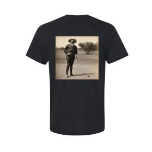 Black Emiliano Zapata Golfing T-Shirt